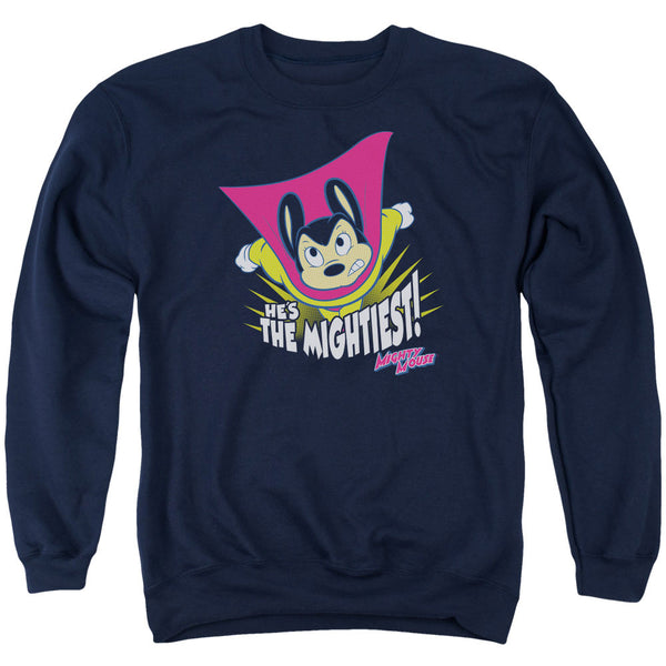 Mighty Mouse - The Mightiest Adult Crewneck Sweatshirt