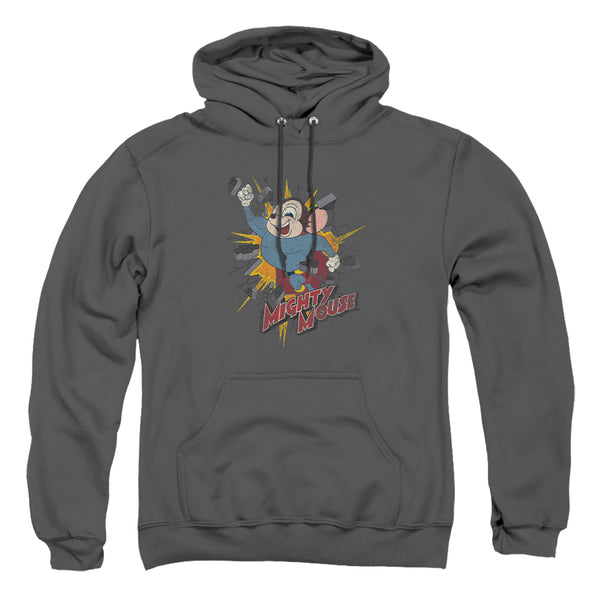 Mighty Mouse - Break Through Adult Pullover Hoodie
