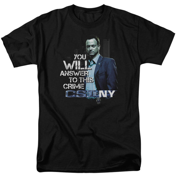 CSI NY - You Will Answer Adult Regular Fit Short Sleeve