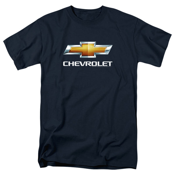 Chevrolets - Chevy Bowtie Stacked Adult Regular Fit Short Sleeve