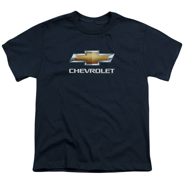 Chevrolets - Chevy Bowtie Stacked Youth Short Sleeve