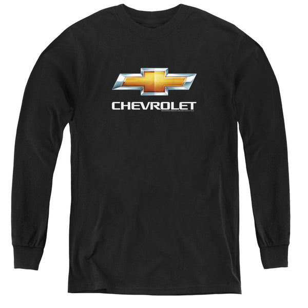 Chevrolets - Chevy Bowtie Stacked L - S Youth