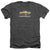 Chevrolets - Chevy Bowtie Stacked Adult Regular Fit Heather Short Sleeve