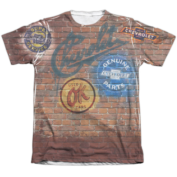 Chevrolet - Chevy Shop Wall Adult Regular Fit Short Sleeve 65 - 35 Poly - Cotton