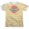 Chevrolet - Chevy Repeat Adult Regular Fit Short Sleeve 65 - 35 Poly - Cotton