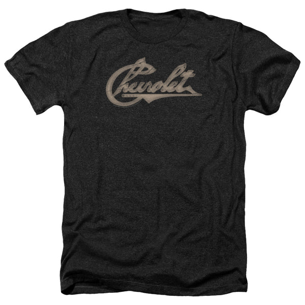 Chevrolet - Chevy Script Adult Regular Fit Heather Short Sleeve