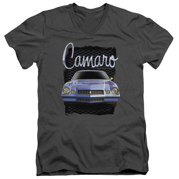 Chevrolet - Yellow Camaro Adult Slim Fit V Neck Cotton