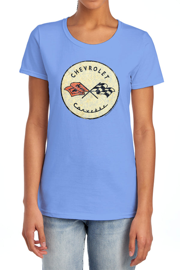 Chevrolet - Old Vette Women's Short Sleeve