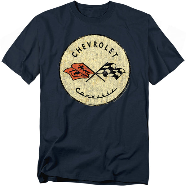Chevrolet - Old Vette Adult Regular Fit Short Sleeve
