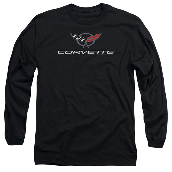 Chevrolet - Corvette Modern Emblem Adult Long Sleeve
