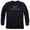 Chevrolet - Corvette Modern Emblem Adult Long Sleeve