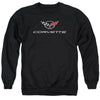 Chevrolet - Corvette Modern Emblem Adult Crewneck Sweatshirt