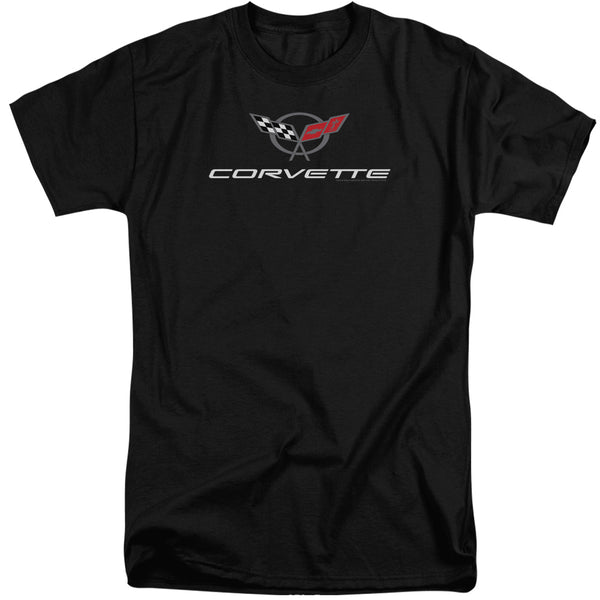 Chevrolet - Corvette Modern Emblem Adult Tall Fit Short Sleeve