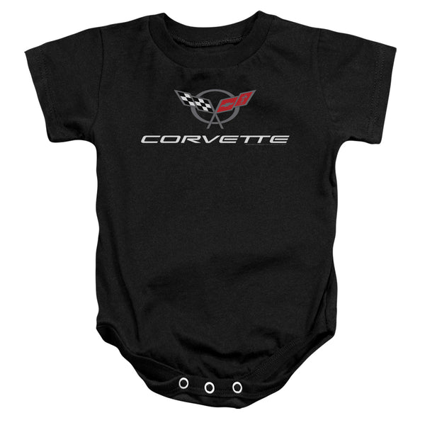 Chevrolet - Corvette Modern Emblem Infant Snapsuit