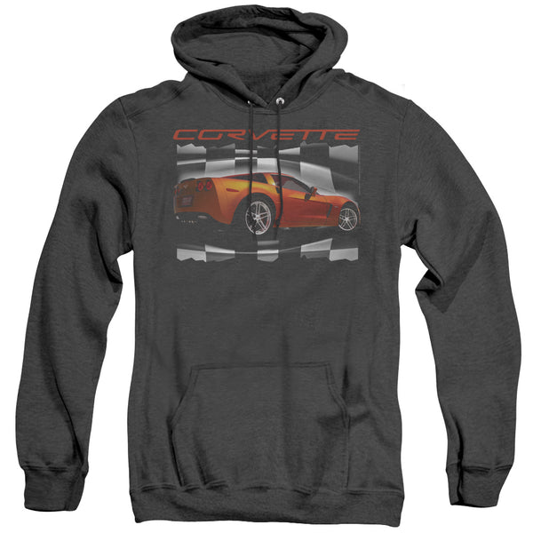 Chevrolet - Orange Z06 Vette Adult Heather Hoodie