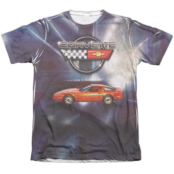 Chevrolet - Lines Of Light Adult Regular Fit Short Sleeve 65 - 35 Poly - Cotton