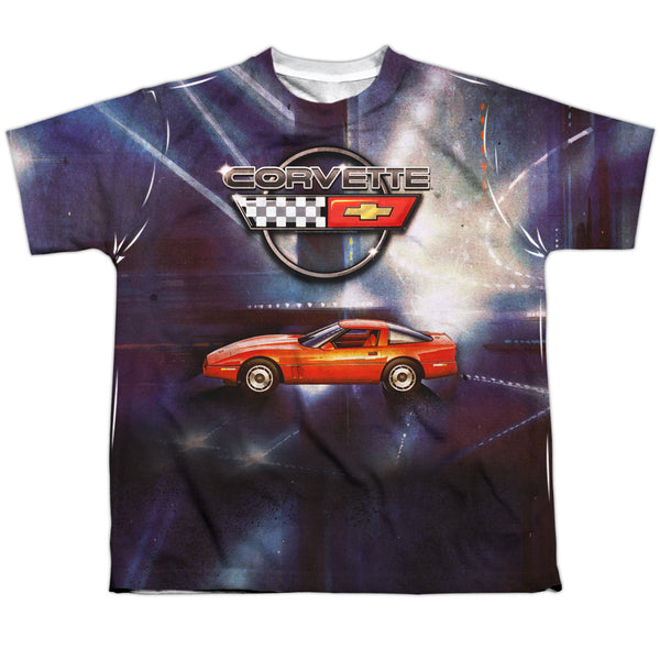 Chevrolet - Lines Of Light Youth Short Sleeve 100% Poly