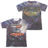 Chevrolet - Lines Of Light (Front - Back Print) Adult Regular Fit Short Sleeve 65 - 35 Poly - Cotton