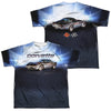 Chevrolet - Blue Vette Check Flag (Front - Back Print) Youth Short Sleeve 100% Poly