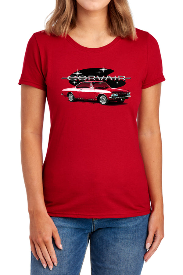 Chevrolet - 65 Corvair Mona Spyda Coupe Women's Short Sleeve