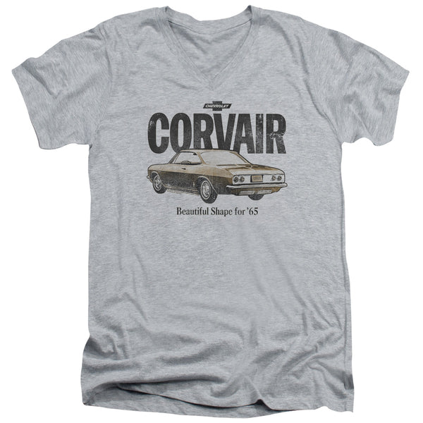 Chevrolet - Retro Corvair Adult Slim Fit V Neck Cotton