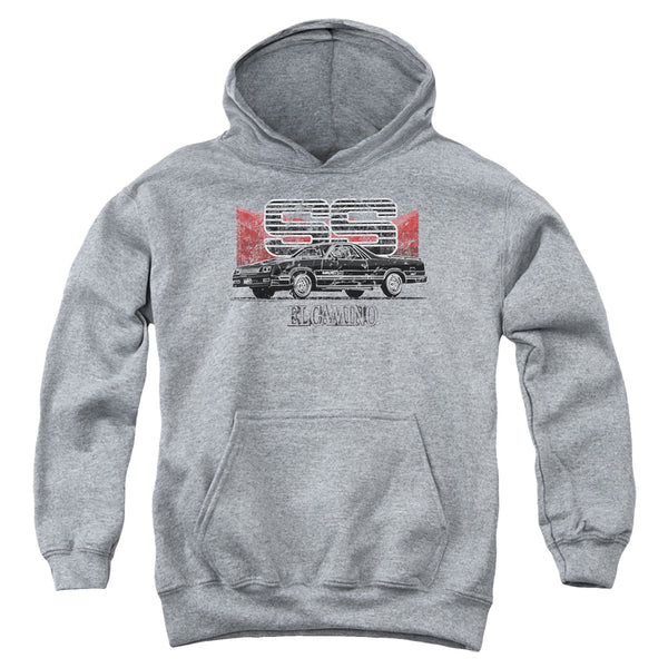 Chevrolet - El Camino Ss Mountains Youth Hooded Sweatshirt
