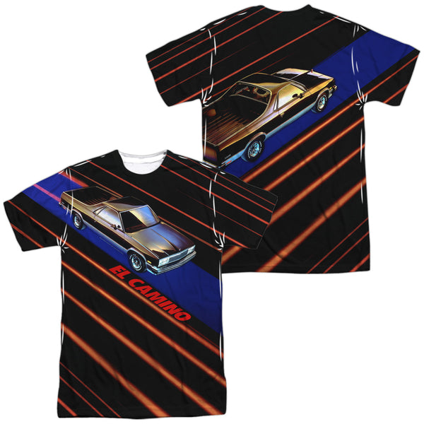 Chevrolet - Laser Camino (Front - Back Print) Adult Regular Fit Short Sleeve 100% Poly