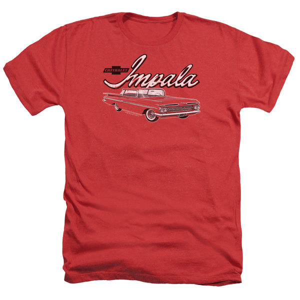Chevrolet - Classic Impala Adult Regular Fit Heather Short Sleeve