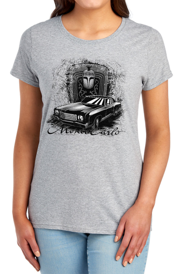 Chevrolet - Monte Carlo Drawing Women's Short Sleeve
