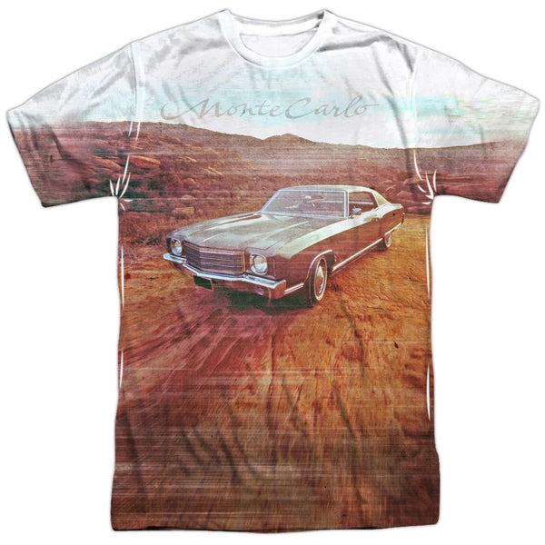 Chevrolet - Monte Carlo Old Photo Adult Regular Fit Short Sleeve 100% Poly