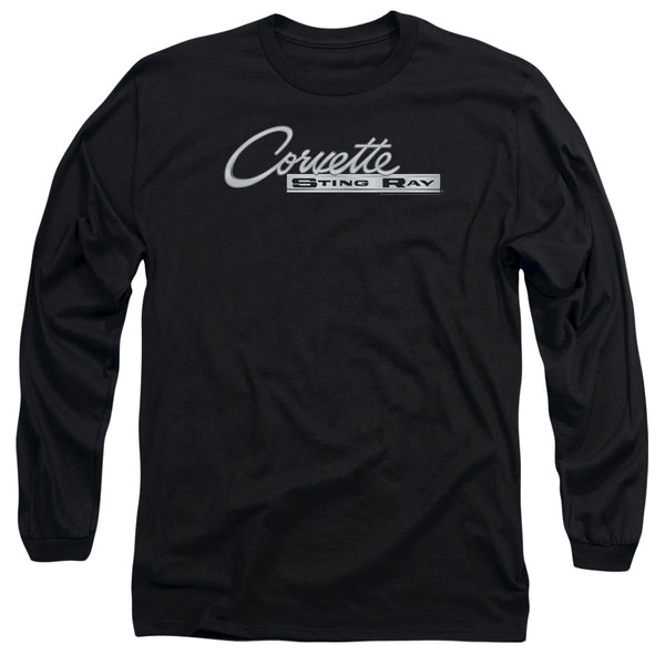 Chevrolet - Chrome Stingray Logo Adult Long Sleeve