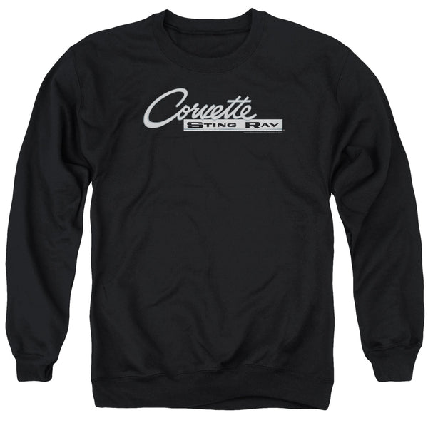 Chevrolet - Chrome Stingray Logo Adult Crewneck Sweatshirt