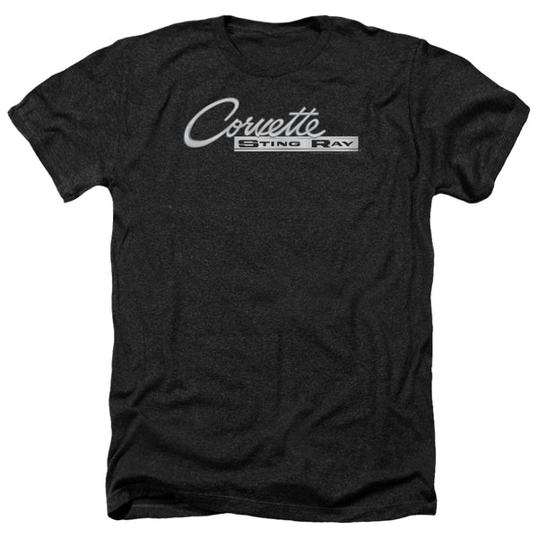 Chevrolet - Chrome Stingray Logo Adult Regular Fit Heather Short Sleeve