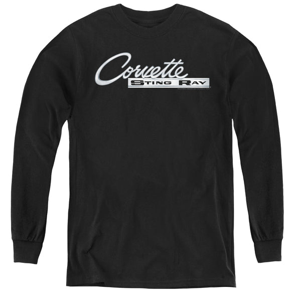 Chevrolet - Chrome Stingray Logo L - S Youth
