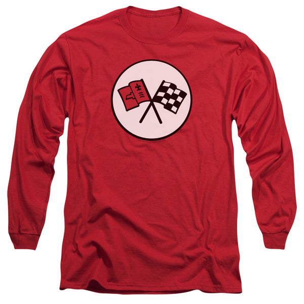 Chevrolet - 2nd Gen Vette Logo Adult Long Sleeve