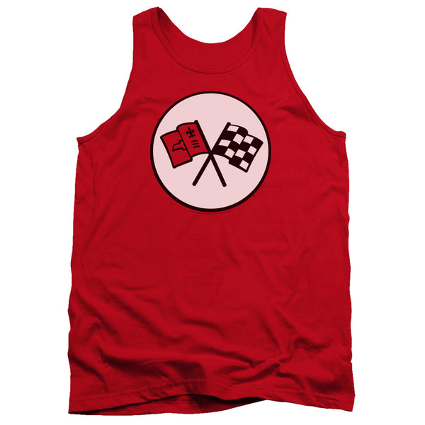 Chevrolet - 2nd Gen Vette Logo Adult Tank Top