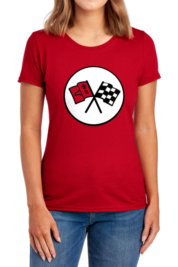 Chevrolet - 2nd Gen Vette Logo Women's Short Sleeve