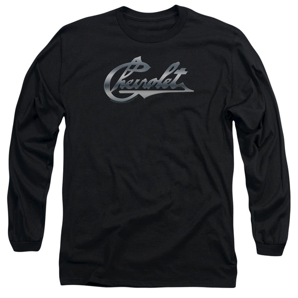 Chevrolet - Chrome Vintage Chevy Bowtie Adult Long Sleeve