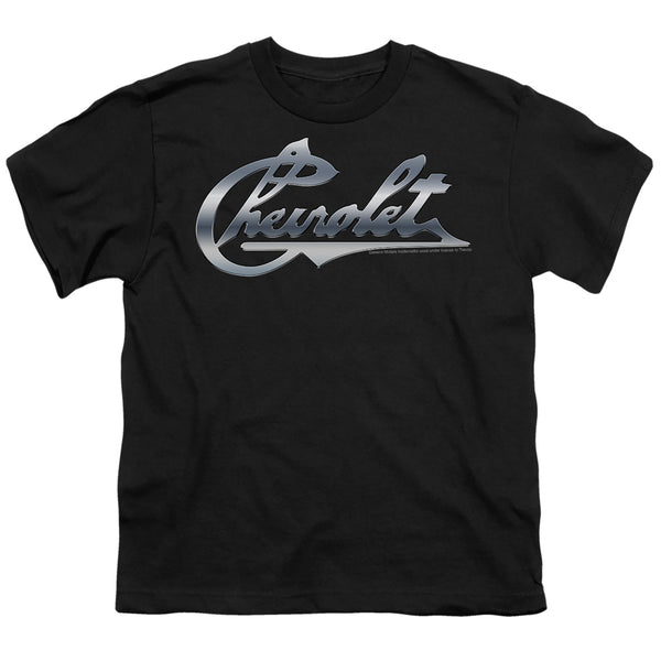 Chevrolet - Chrome Vintage Chevy Bowtie Youth Short Sleeve