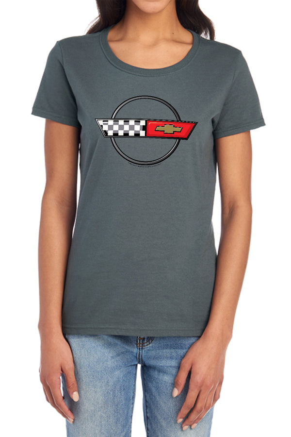 Chevrolet - 4Th Gen Vette Logo Women's Short Sleeve