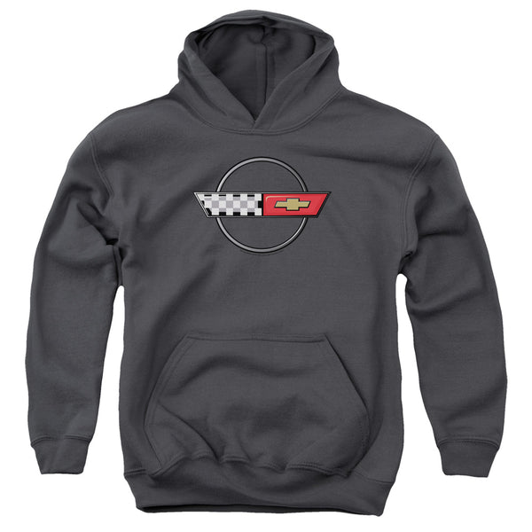 Chevrolet - 4Th Gen Vette Logo Youth Hooded Sweatshirt