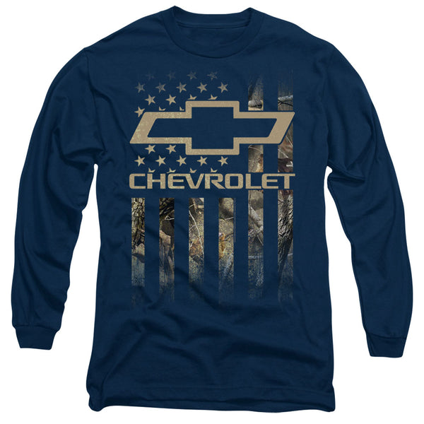 Chevrolet - Camo Flag Adult Long Sleeve