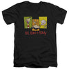 Ed Edd Eddy - 3 Eds Adult Slim Fit V Neck Cotton