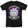 Rick And Morty - Your Opinion Adult Regular Fit Short Sleeve