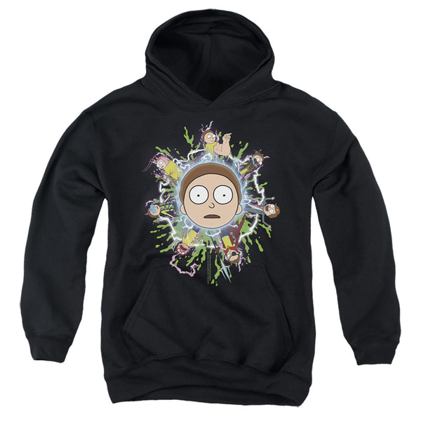 Rick And Morty - Multiple Morty Youth Hooded Sweatshirt