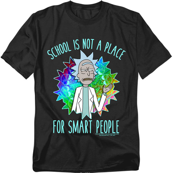 Rick And Morty - School Adult Regular Fit Short Sleeve
