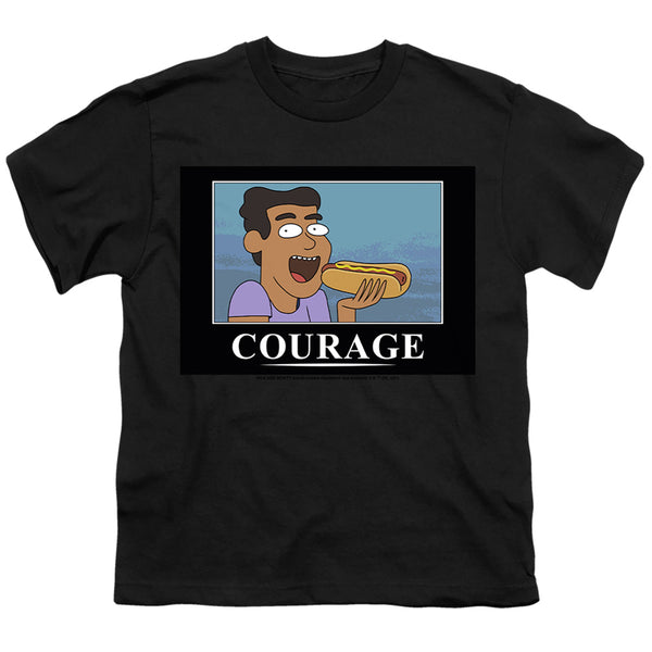 Rick And Morty - Courage Poster Youth Short Sleeve
