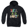 Rick And Morty - Illustrated Logo Youth Hooded Sweatshirt