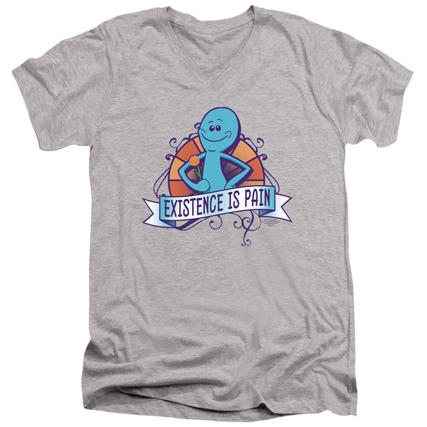 Rick And Morty - Existence Is Pain Adult Slim Fit V Neck Cotton