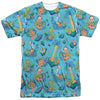 Rick And Morty - Ricktanical Adult Regular Fit Short Sleeve 100% Poly